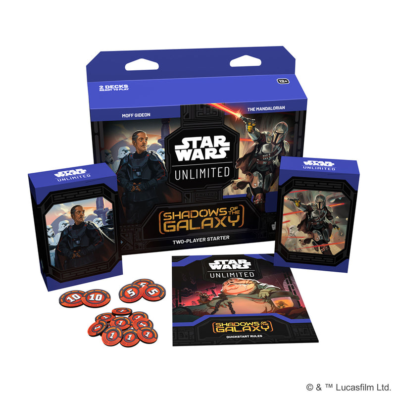 Star Wars Unlimited TCG - Shadows of the Galaxy Two-Player Starter Pack