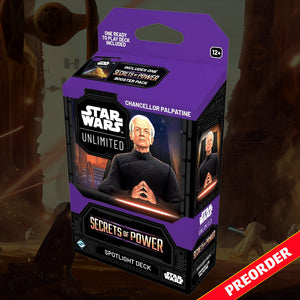 Star Wars Unlimited: Secrets of Power Spotlight Deck - Chancellor Palpatine *Preorder*