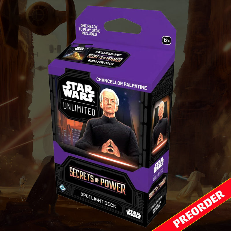 Star Wars Unlimited: Secrets of Power Spotlight Deck - Chancellor Palpatine *Preorder*