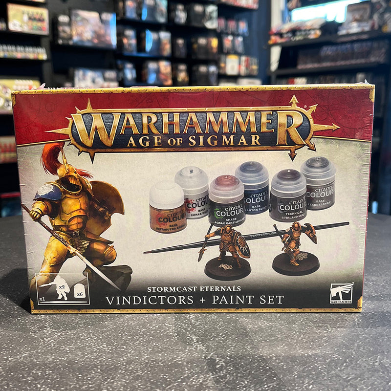 Stormcast Eternals Vindictors + Paints Set - Warhammer Age of Sigmar