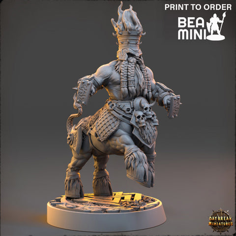 Styrlong The Burning Guard - Deviant Dwarves of the Pandemonium | BeaMini Print to Order Miniatures