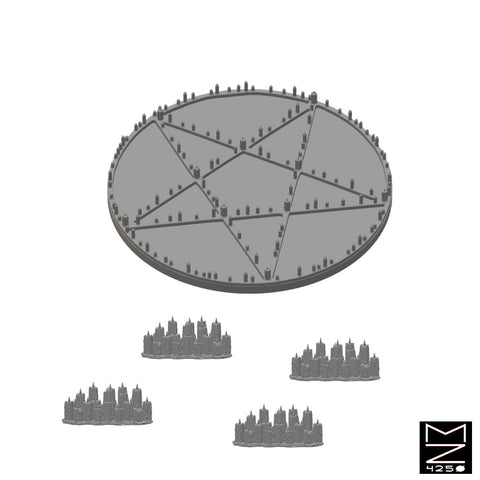 Summoning Circle & Candles | BeaMini Unpainted RPG Miniatures