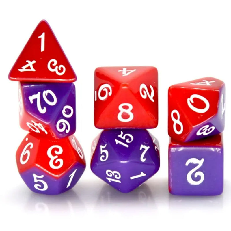 Super Hero - 7 Piece Polyhedral Dice Set + Dice Bag