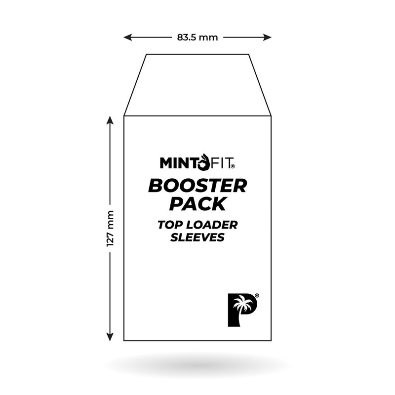 Palms Off Gaming: MintFit Booster Pack Top Loader Sleeves (50pack)