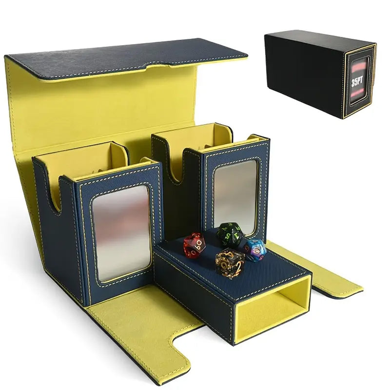 Commander Display Deck Box'n'tray 200+ - Blue/Yellow