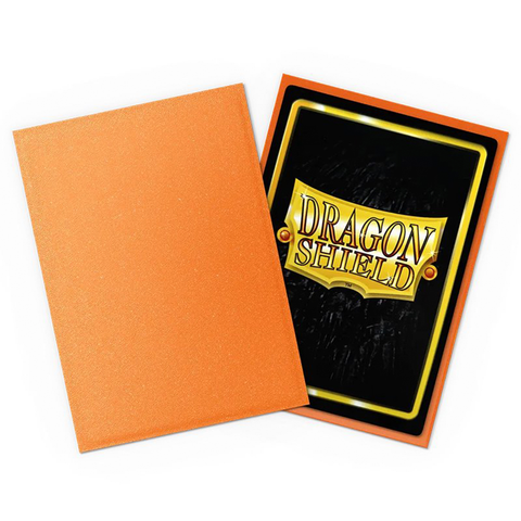 Dragon Shield Standard Matte Sleeves 100 Pack - Amber