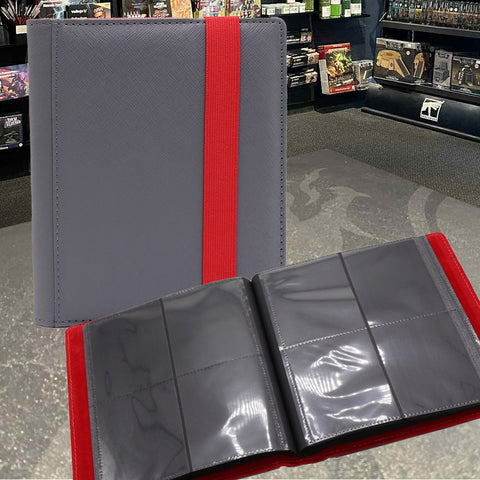 Dex Binder 4  - Grey (Holds 160 Cards) by Dex Protection