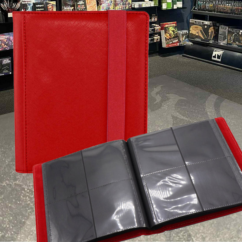 Dex Binder 4  - Red (Holds 160 Cards) by Dex Protection