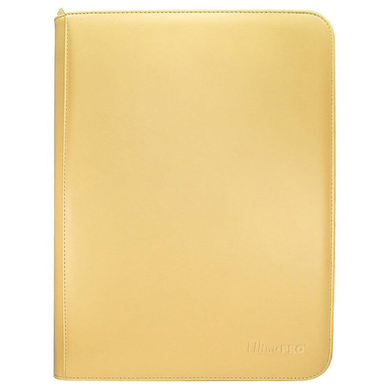 Ultra Pro Binder - Vivid 9-Pocket Zippered Pro-Binder - Yellow