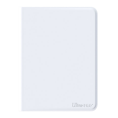 Ultra Pro: Vivid 4 Pocket Zippered Pro Binder - White