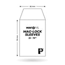 Palms Off Gaming: MintFit Mag-Lock Card Case Sleeves (35pt-75pt) - 100pack