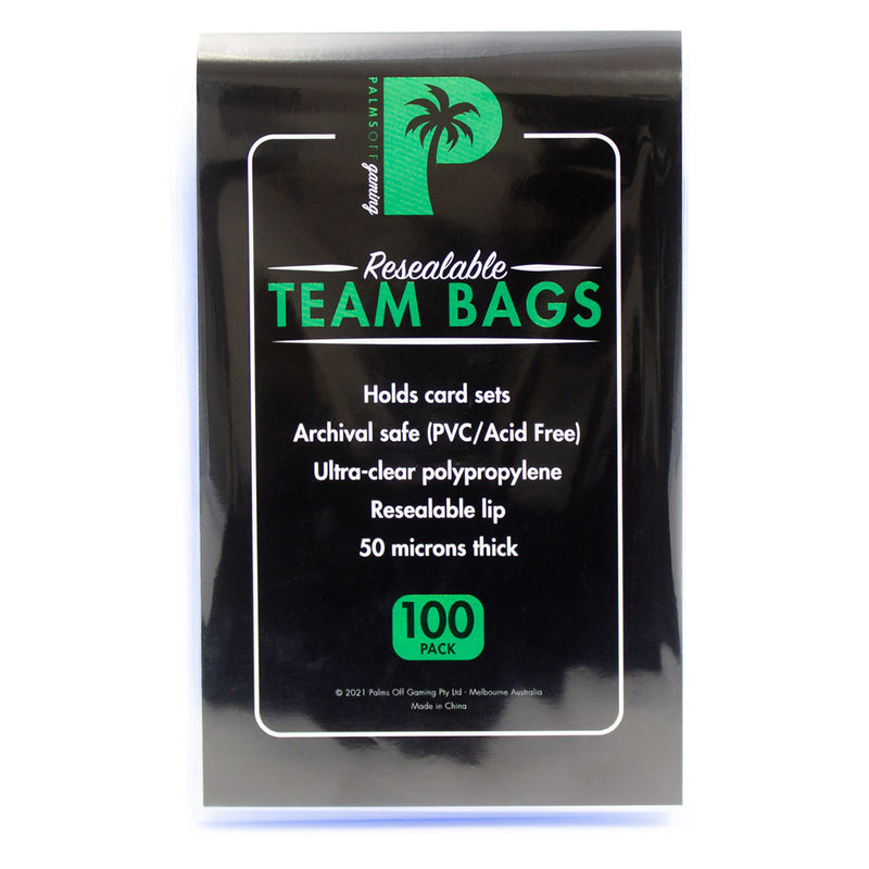 Palms Off Gaming: Team Bags (88x100MM) (100Pack)