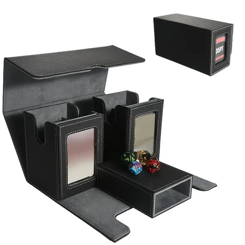 Commander Display Deck Box'n'tray 200+ - Black/Gray