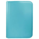 Ultra Pro: Vivid 4 Pocket Zippered Pro Binder - Light Blue