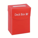 Deck Box 80+ Standard Size (Red)