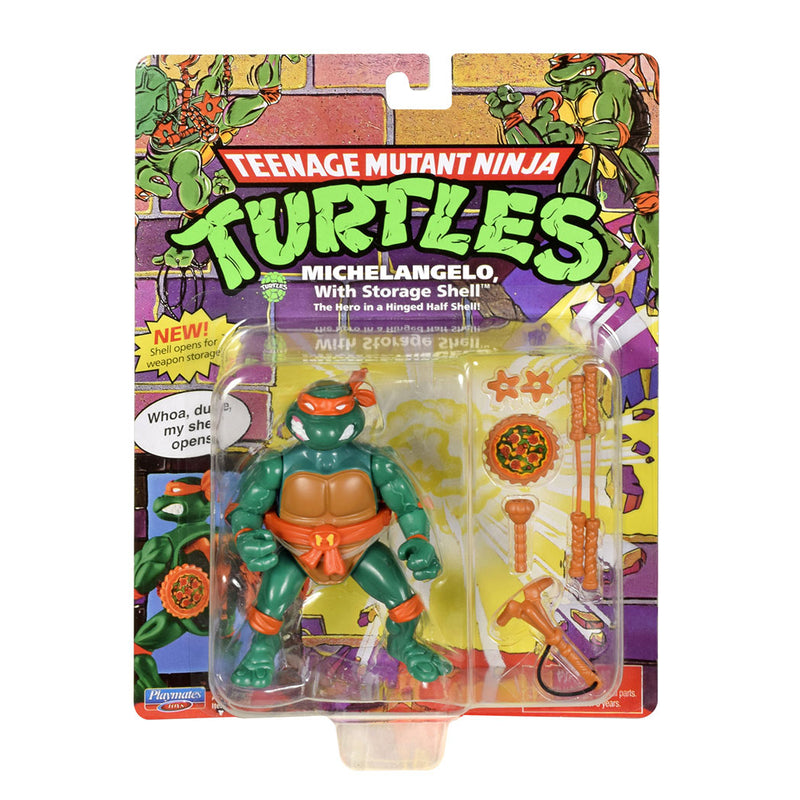 Teenage Mutant Ninja Turtles - Michelangelo with Storage Shell (Classic Action Figure)