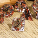 Tenebris - 7 Piece Polyhedral Dice Set + Dice Bag