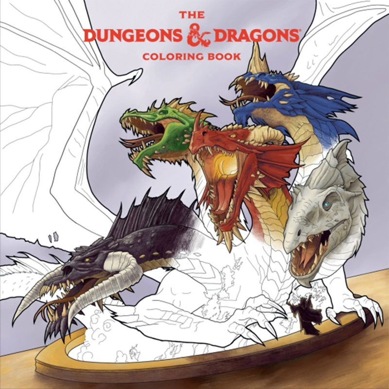 The Dungeons & Dragons Coloring Book | 80 Adventurous Line Drawings