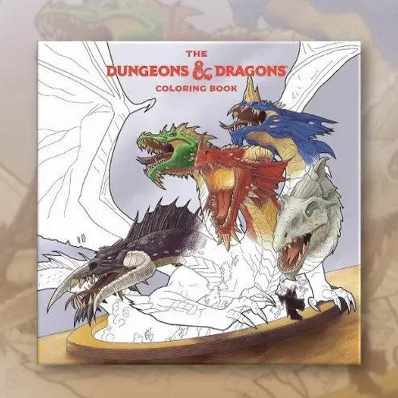 The Dungeons & Dragons Coloring Book | 80 Adventurous Line Drawings