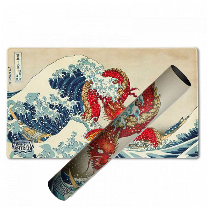 The Great Wave of Kanagawa - Dragon Shield Playmat and Tube