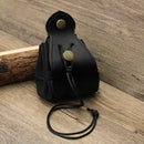 The Rogues Secret - 2-in-1 Drawstring Leather Dice Bag & Dice Tray