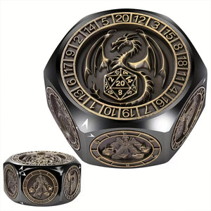 The Story Weaver 8 Sided Metal Dice Spinner