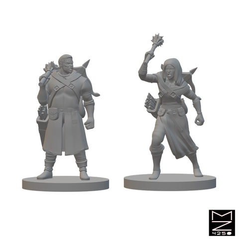 Thugs | BeaMini Unpainted RPG Miniatures