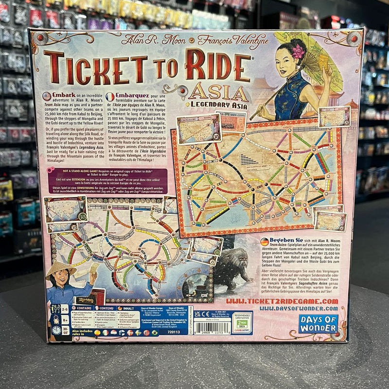 Ticket to Ride Asia & Legendary Asia