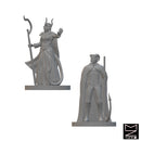 Tiefling Druids | BeaMini Unpainted RPG Miniatures