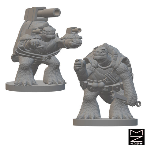 Tortle Artificer | BeaMini Unpainted RPG Miniatures