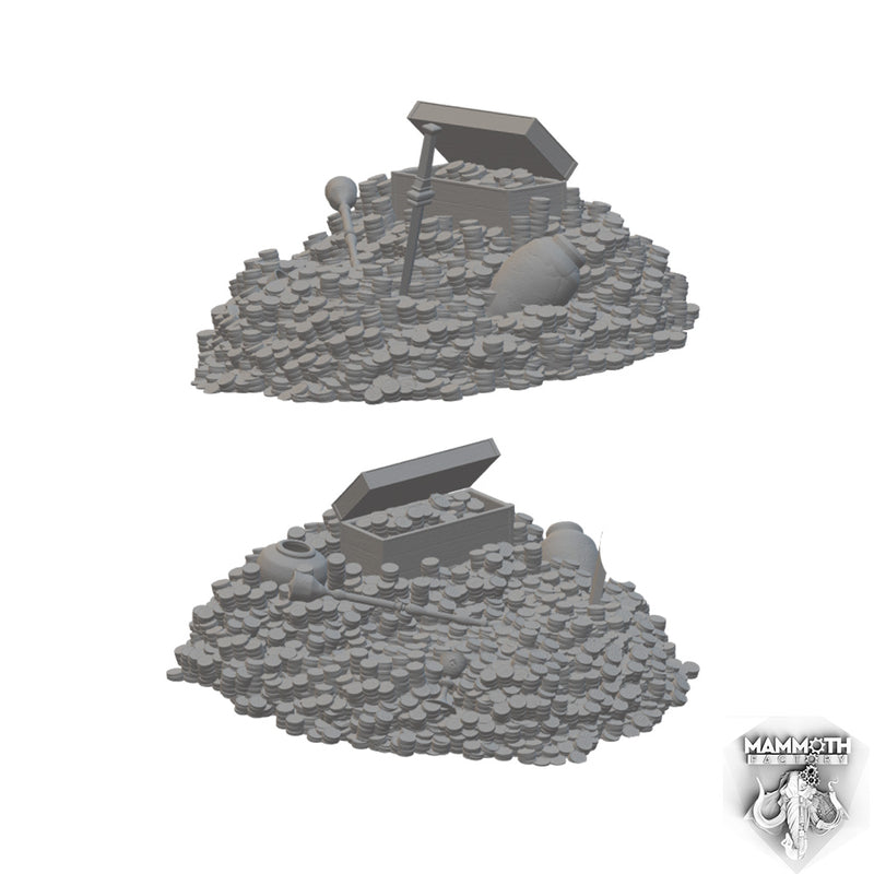 Treasure Piles | BeaMini Unpainted RPG Miniatures