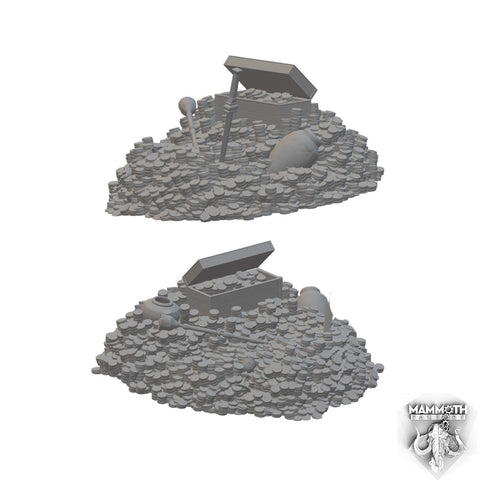 Treasure Piles | BeaMini Unpainted RPG Miniatures