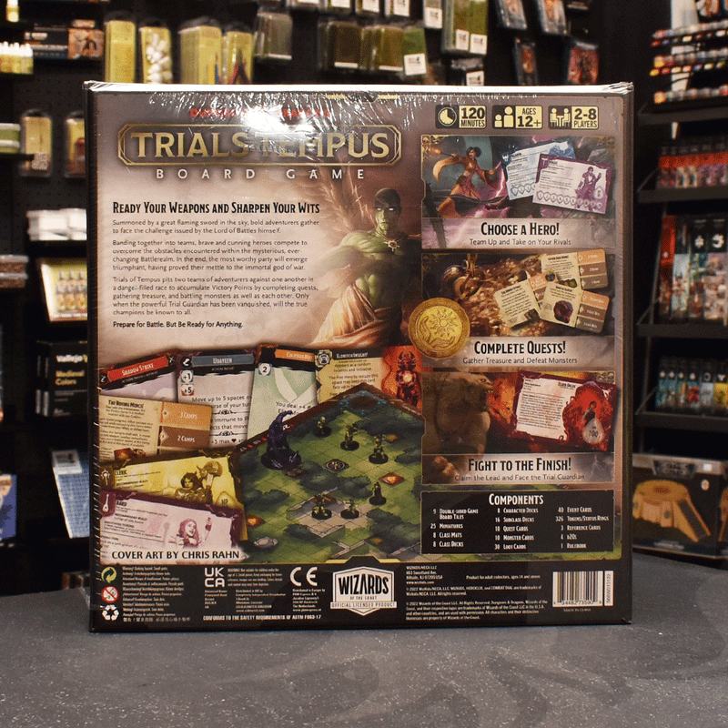 Dungeons & Dragons Trials of Tempus Board Game