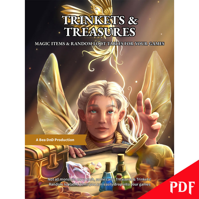 Trinkets & Treasures - Loot & Magic Items For Your Games - The PDF | Bea DnD Games