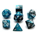Triton's Breath - 7 Piece Polyhedral Dice Set + Dice Bag
