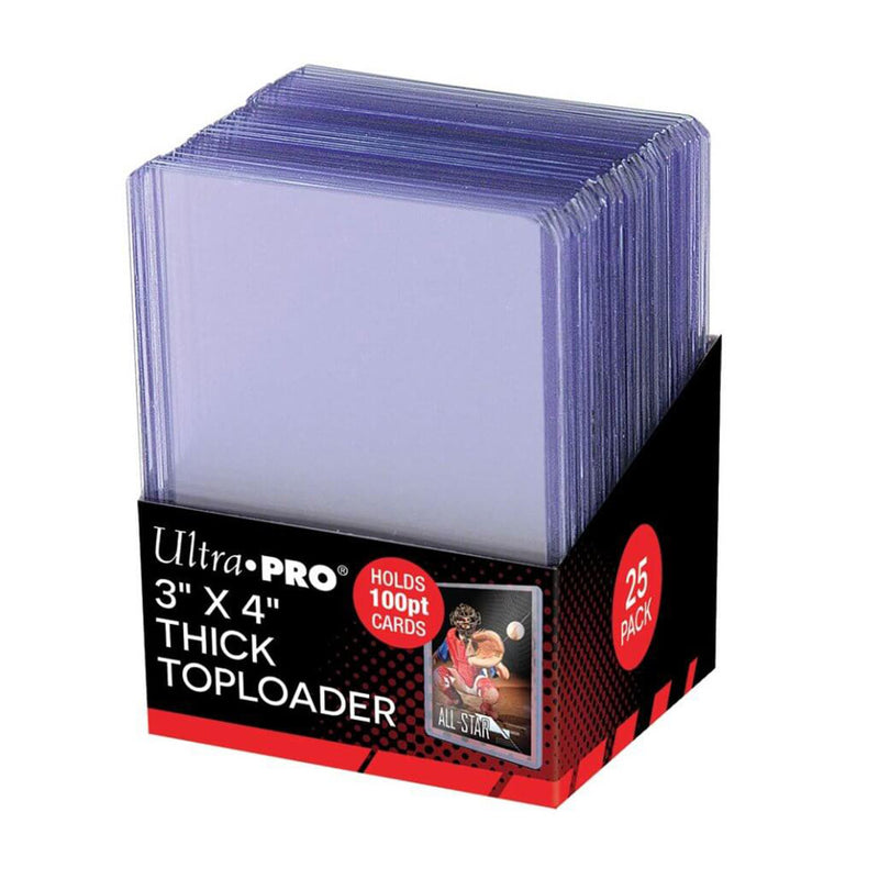 Ultra Pro - 3″ x 4″ Super Thick Toploaders (100pt) - 25 pack