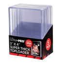 Ultra Pro - 3″ x 4″ Super Thick Toploaders (360pt) - 5 Pack