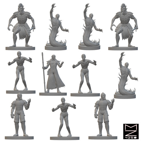 Undead Horde | BeaMini Unpainted RPG Miniatures