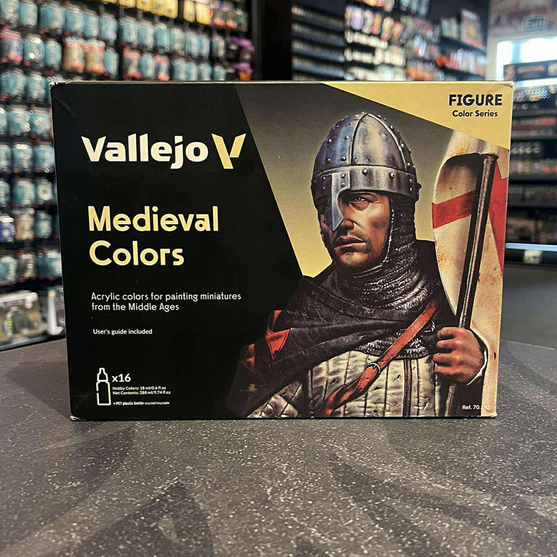 Vallejo: Medieval Colors - 16 Colour Set