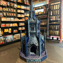 3D Printed Dice Tower - Vampire Citadel (Blue/Black/Purple)