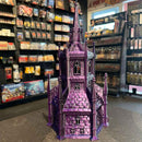 3D Printed Dice Tower - Vampire Citadel (Blue/Black/Purple)