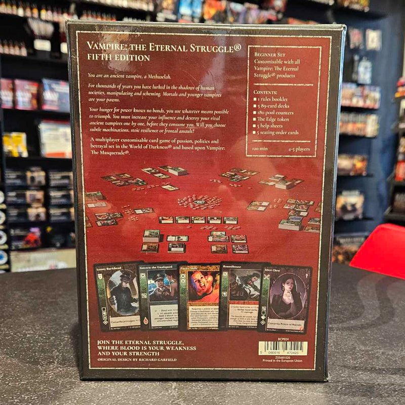 Vampire: The Eternal Struggle Fifth Edition Starter Kit Box