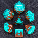 Vault Dweller - 7 Piece Polyhedral Dice Set + Dice Bag