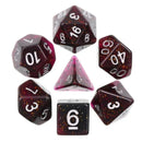Void Shadows - 7 Piece Polyhedral Dice Set + Dice Bag
