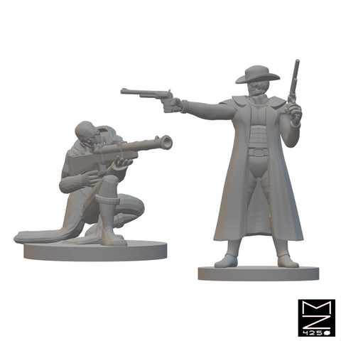 Warforged Gunslinger | BeaMini Unpainted RPG Miniatures
