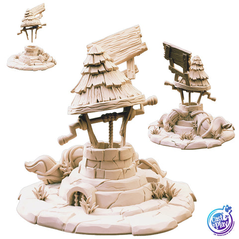 Waterwell | BeaMini Unpainted RPG Miniatures