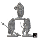 Werebear Adventurers | BeaMini Unpainted RPG Miniatures