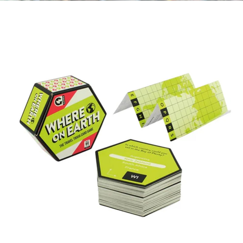 Where On Earth Travel Trivia Card Game