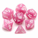 Whispering Angel - 7 Piece Polyhedral Dice Set + Dice Bag