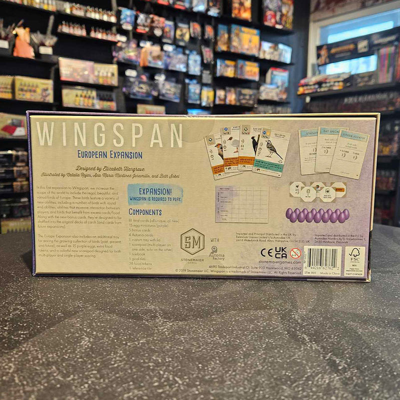 Wingspan European Expansion